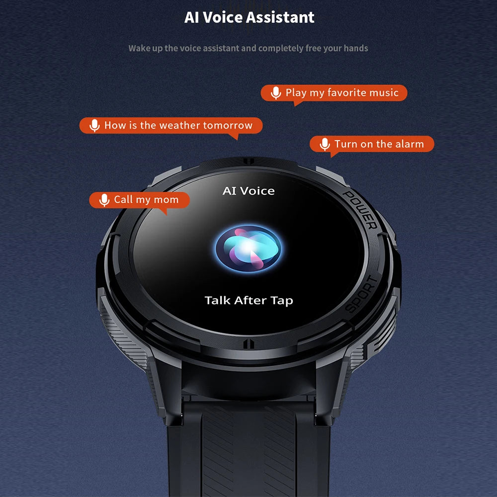 ⌚ Smartwatch SKMEI 2025 🧠💪 Tela AMOLED 1.43” 🔋 Bateria até 22 dias | Monitor de Saúde 🩺 + Chamadas Bluetooth 📞 + Tela Dividida 🔄 | IP68 à Prova d’Água 💦 | Estilo Esportivo Masculino 🏃♂️