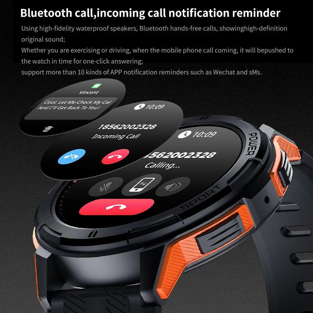 ⌚ Smartwatch SKMEI 2025 🧠💪 Tela AMOLED 1.43” 🔋 Bateria até 22 dias | Monitor de Saúde 🩺 + Chamadas Bluetooth 📞 + Tela Dividida 🔄 | IP68 à Prova d’Água 💦 | Estilo Esportivo Masculino 🏃♂️