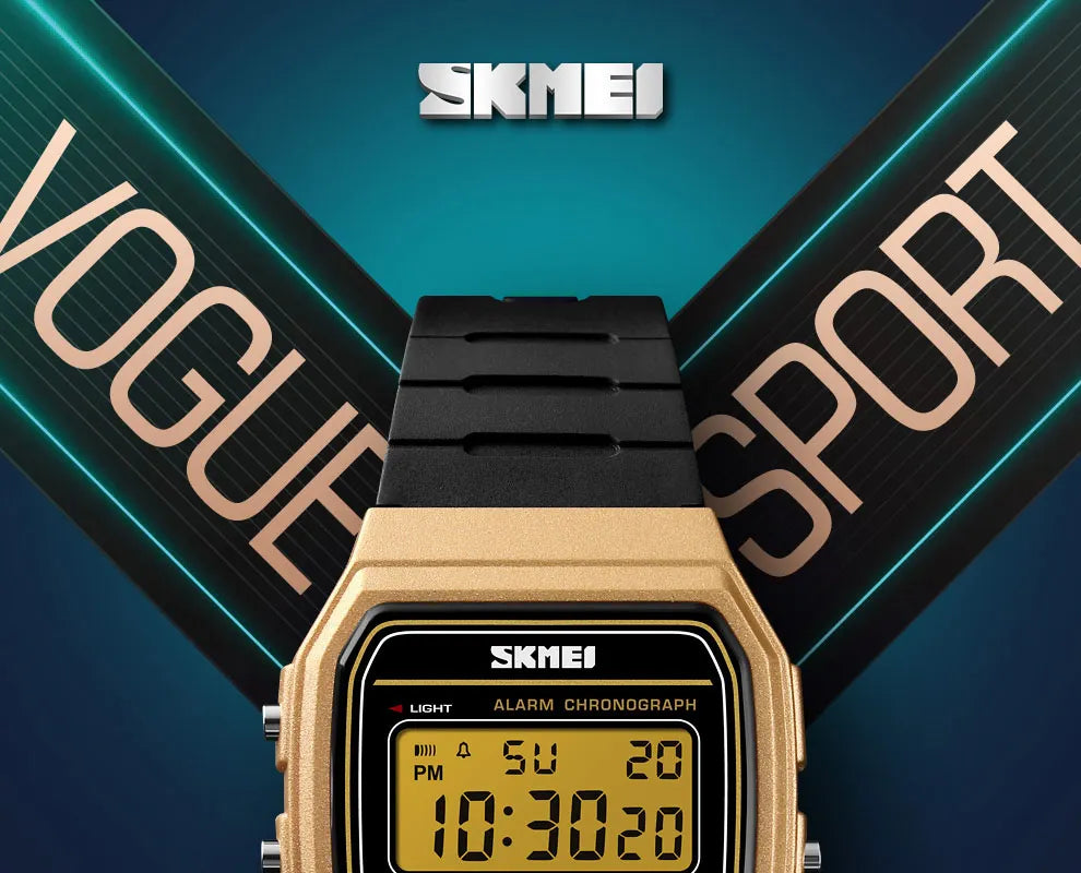 ⌚ Relógio Feminino Digital SKMEI 1412 💖 Estilo Esportivo & Casual | Display LED 🌟 | Alarme, Cronômetro e Mais ⏱️ | À Prova D’água 5ATM 💦