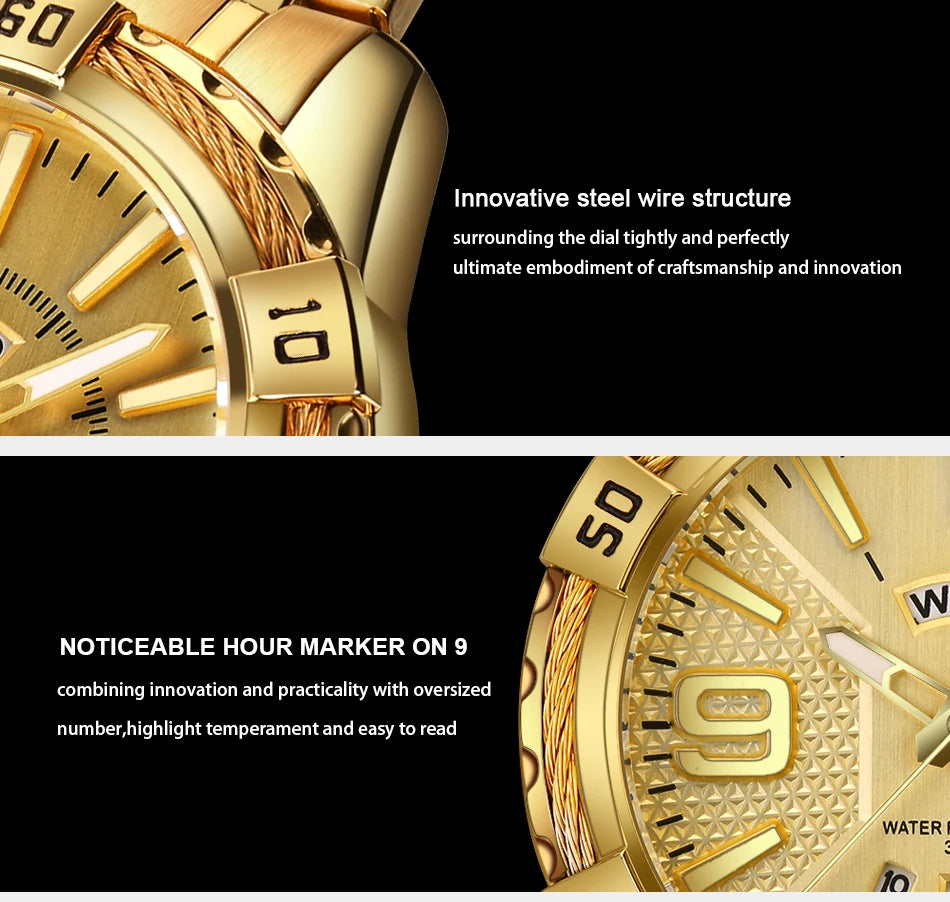 ⌚ Relógio Masculino NAVIFORCE NF9117S – Elegância Robusta com Funcionalidade Total