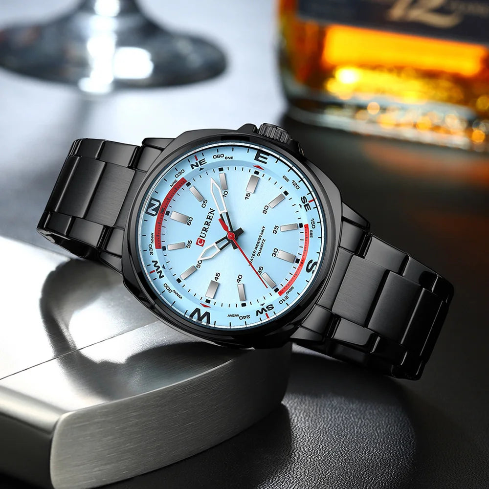 ⌚ Relógio Curren Modelo 8455 – Estilo Casual com Resistência e Elegância! 🔥