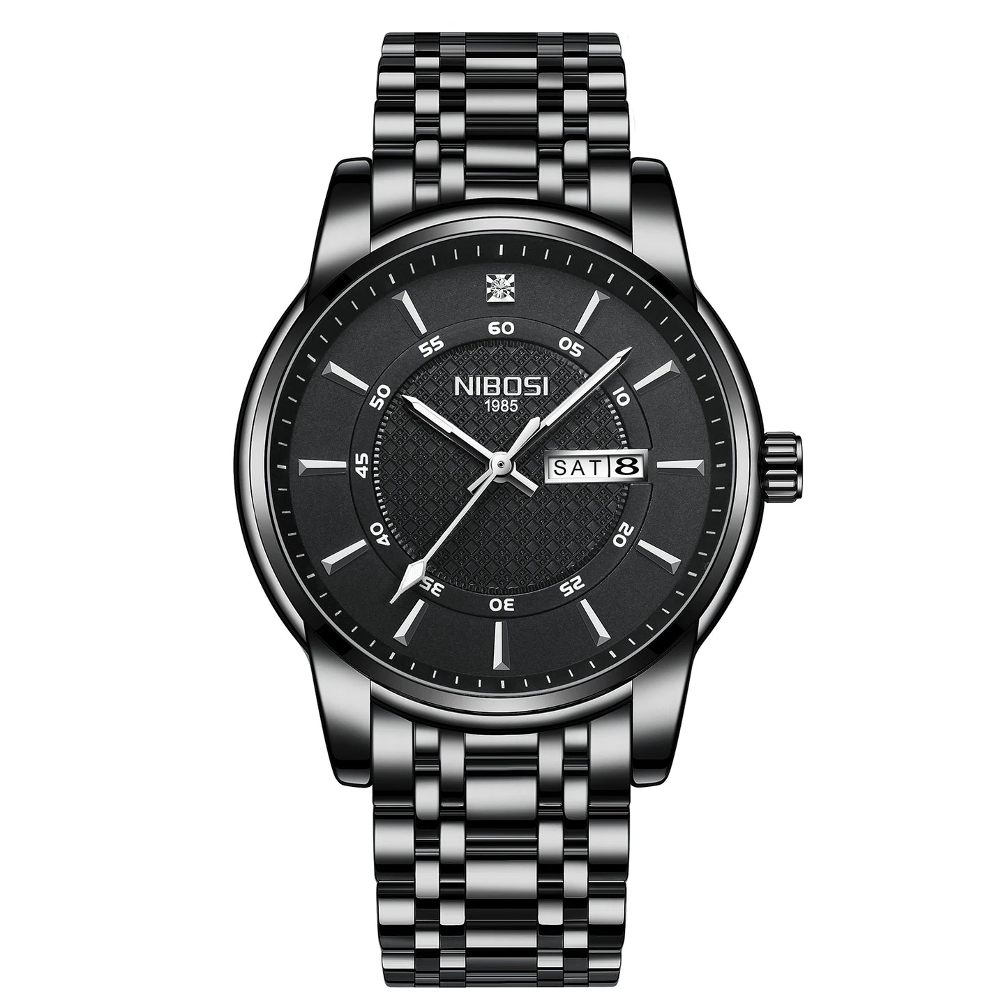 🕰️✨Relógio Masculino NIBOSI 2381 ⌚ Luxo e Estilo Clássico | Ponteiros Luminosos + Data Automática