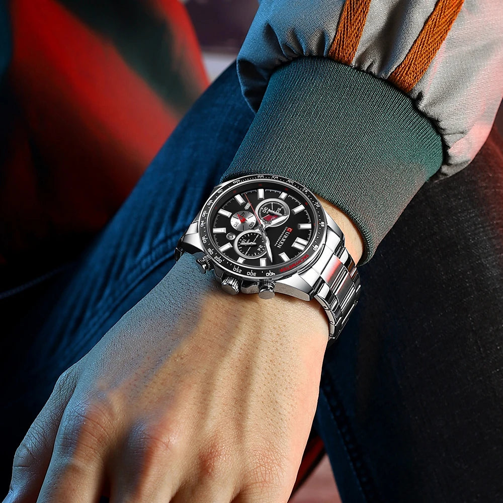 Relógio CURREN 8418 Masculino ⌚ Esportivo e Elegante