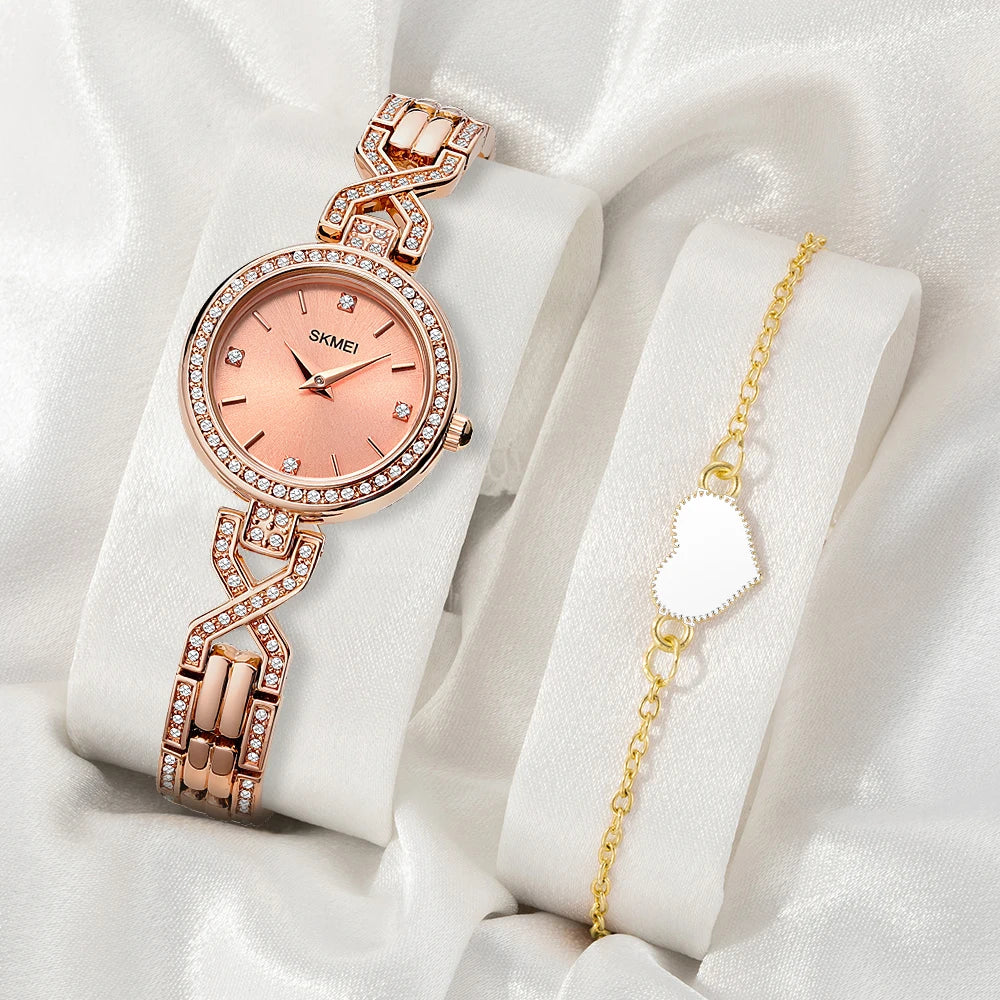 Relógio SKMEI 1738 Feminino ⌚ Fashion Casual 💖