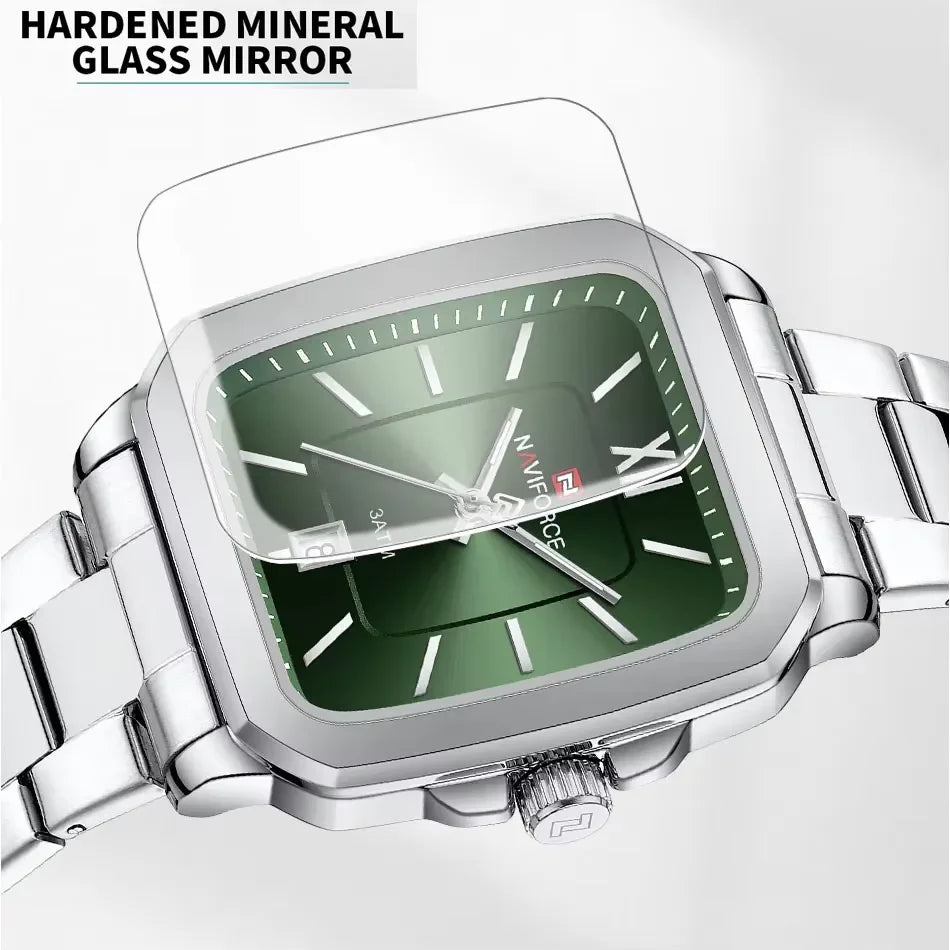 ⌚ Relógio NAVIFORCE NF9239 Casual Aço Inoxidável Quartzo Lovers 3ATM