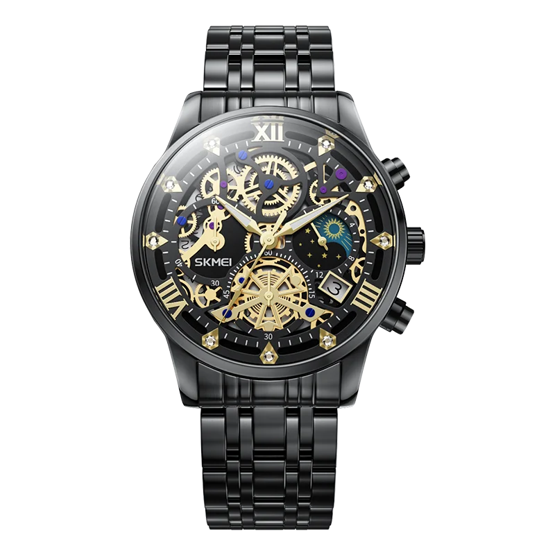 Relógio SKMEI 9058 Masculino ⌚ Luxo e Casual