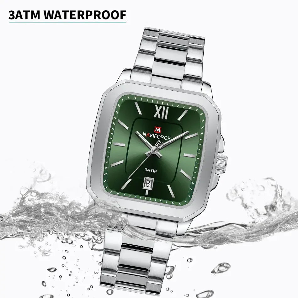 ⌚ Relógio NAVIFORCE NF9239 Casual Aço Inoxidável Quartzo Lovers 3ATM