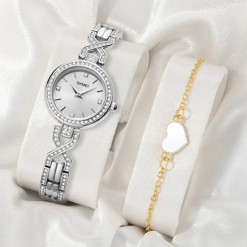 Relógio SKMEI 1738 Feminino ⌚ Fashion Casual 💖