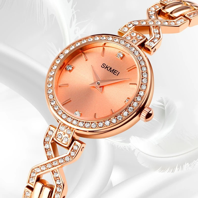 Relógio SKMEI 1738 Feminino ⌚ Fashion Casual 💖