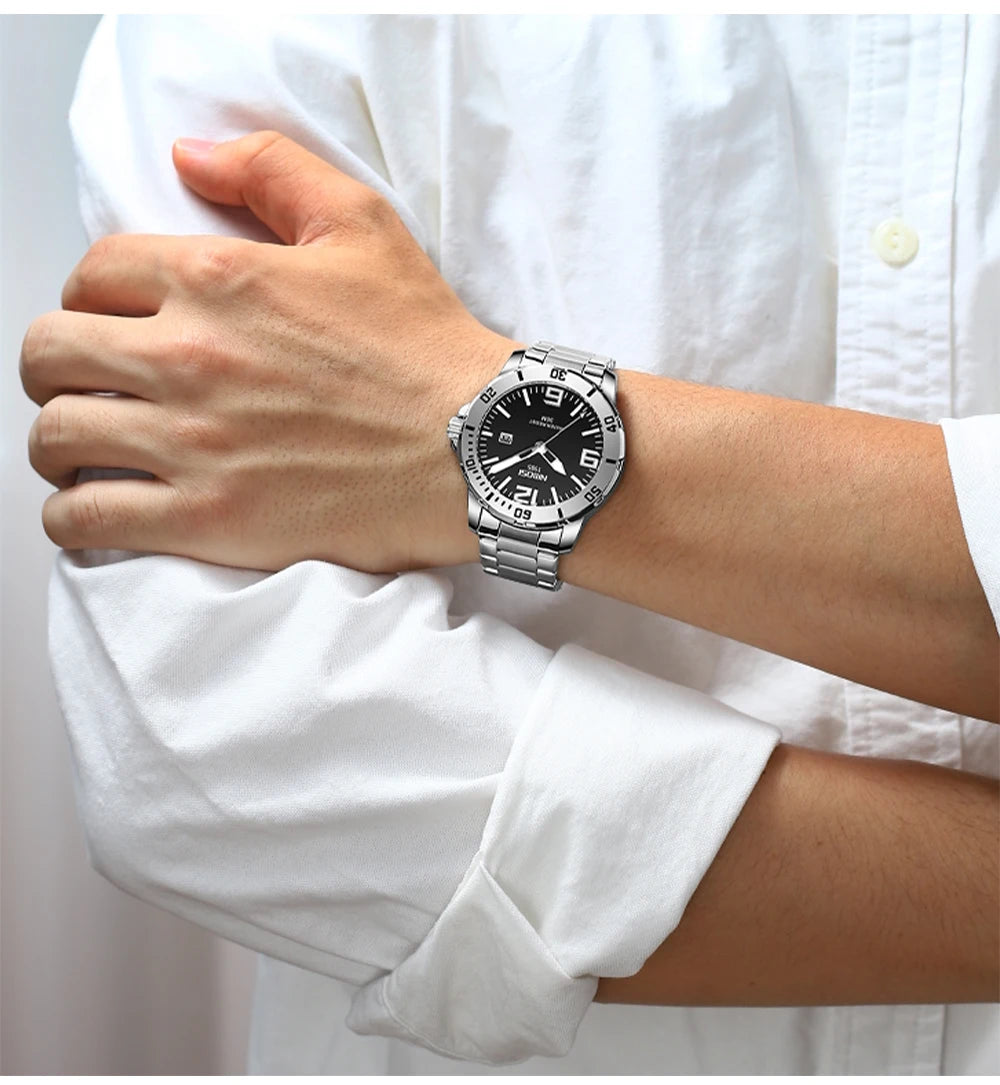 ⌚✨ Relógio Masculino NIBOSI 2589 | Estilo, Precisão e Elegância 🔥💼
