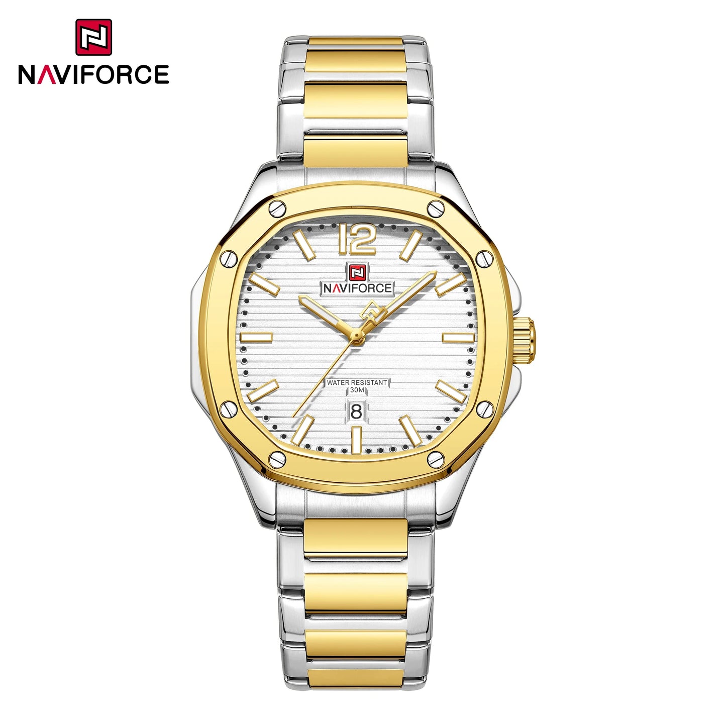 ⌚✨Relógio Masculino NAVIFORCE NF9243S – Elegância e Durabilidade em Aço Inoxidável