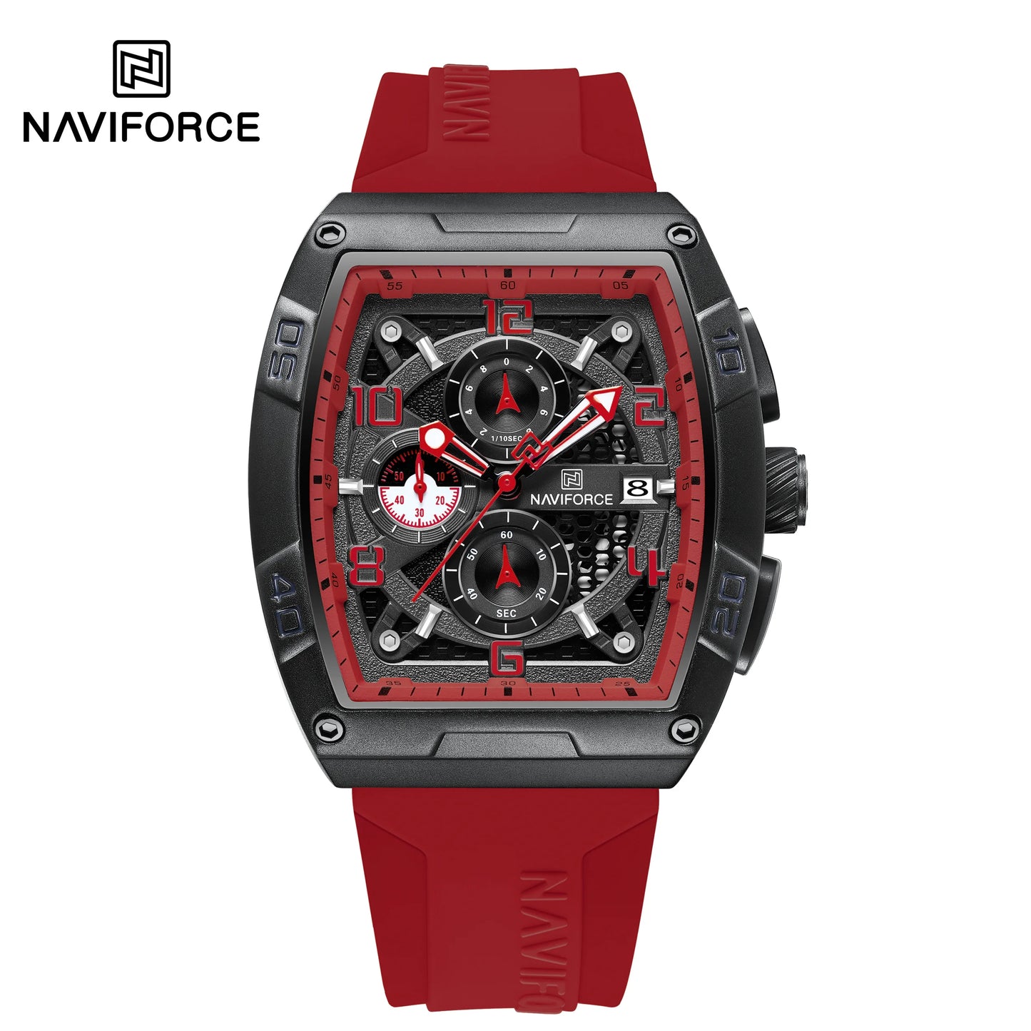 ⌚🔥Relógio Masculino NAVIFORCE NF8052 – Esportivo, Estiloso e Resistente à Água 💪🏽