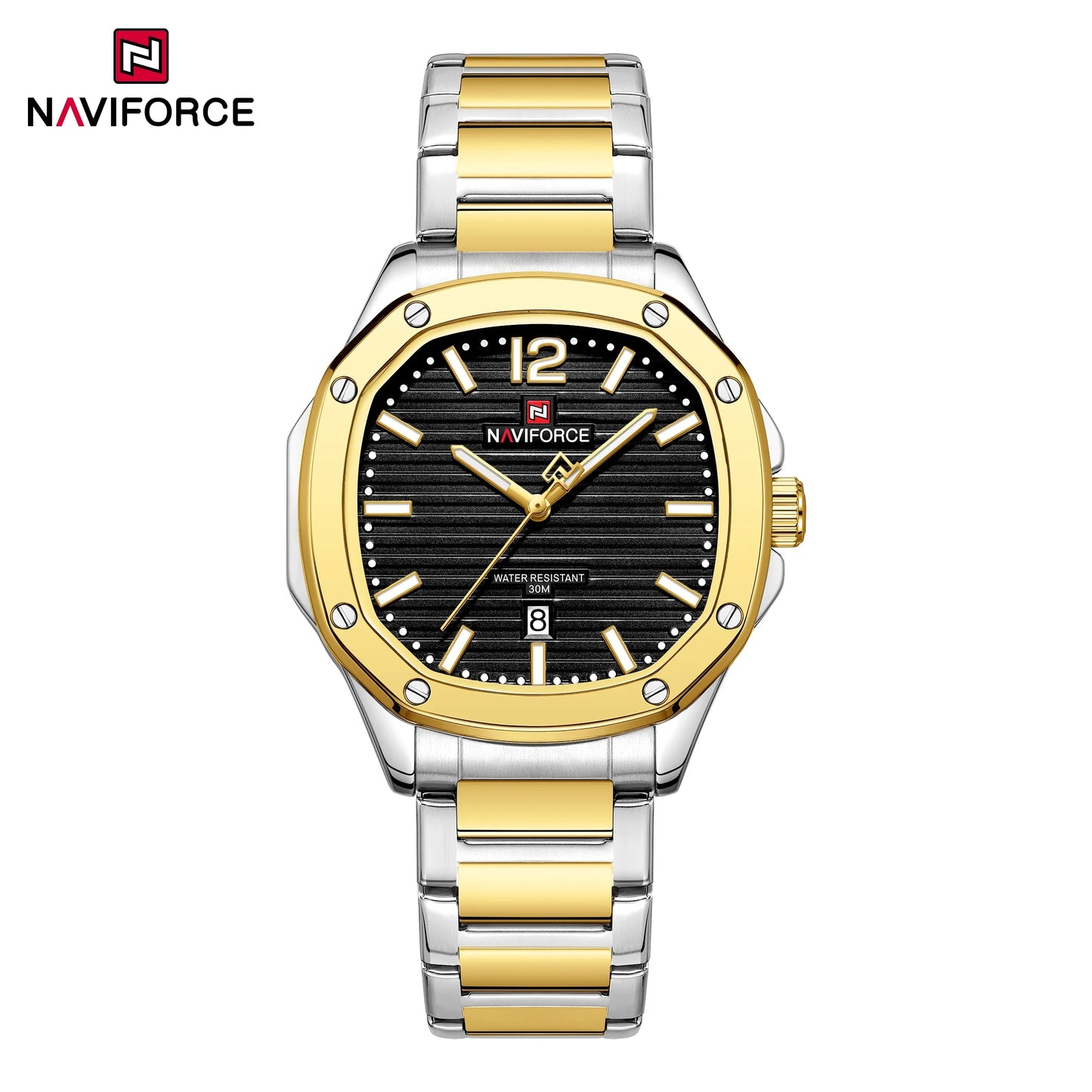 ⌚✨Relógio Masculino NAVIFORCE NF9243S – Elegância e Durabilidade em Aço Inoxidável