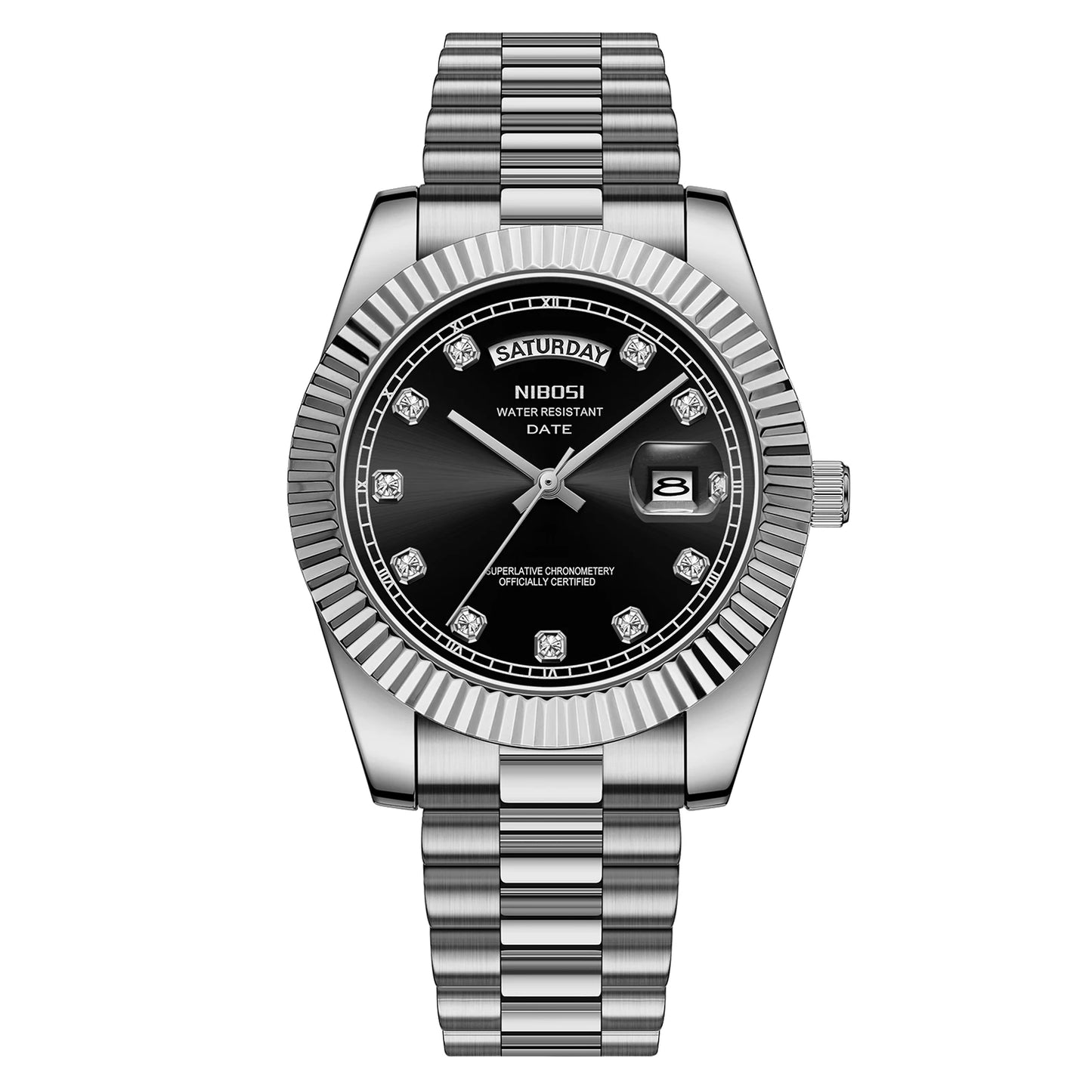 ⌚ Relógio NIBOSI 2627 Luxo Masculino Resistente a Choques 3ATM