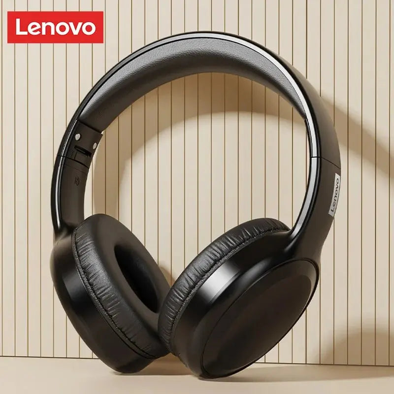 🎧🔥Fone de Ouvido Lenovo TH30 Bluetooth 5.3 com Microfone 🎮🎵 Dobrável, Confortável e com 9h de Bateria!