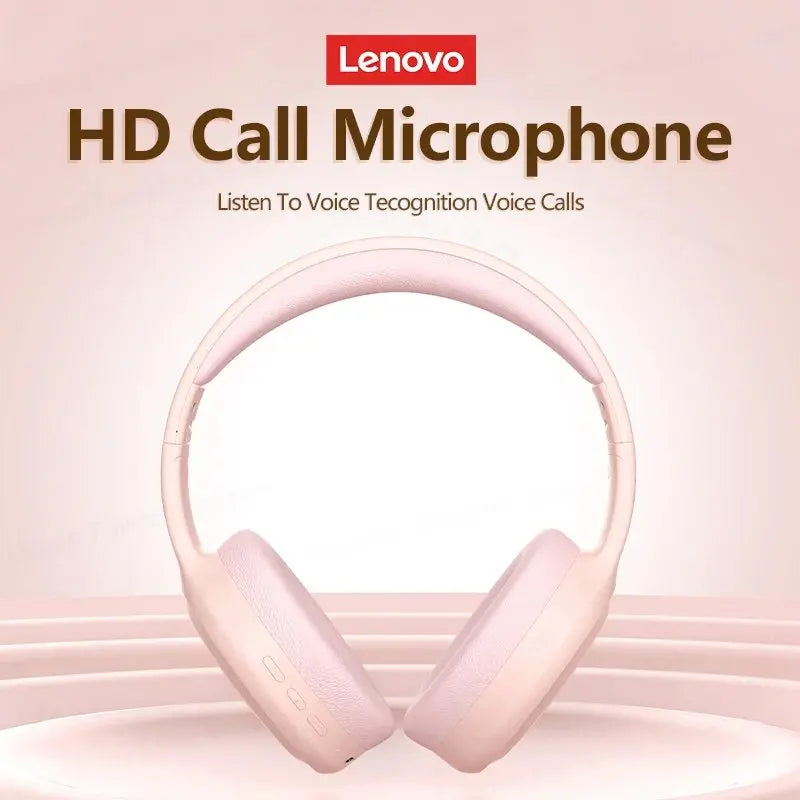 🎧🔥Fone de Ouvido Lenovo TH30 Bluetooth 5.3 com Microfone 🎮🎵 Dobrável, Confortável e com 9h de Bateria!