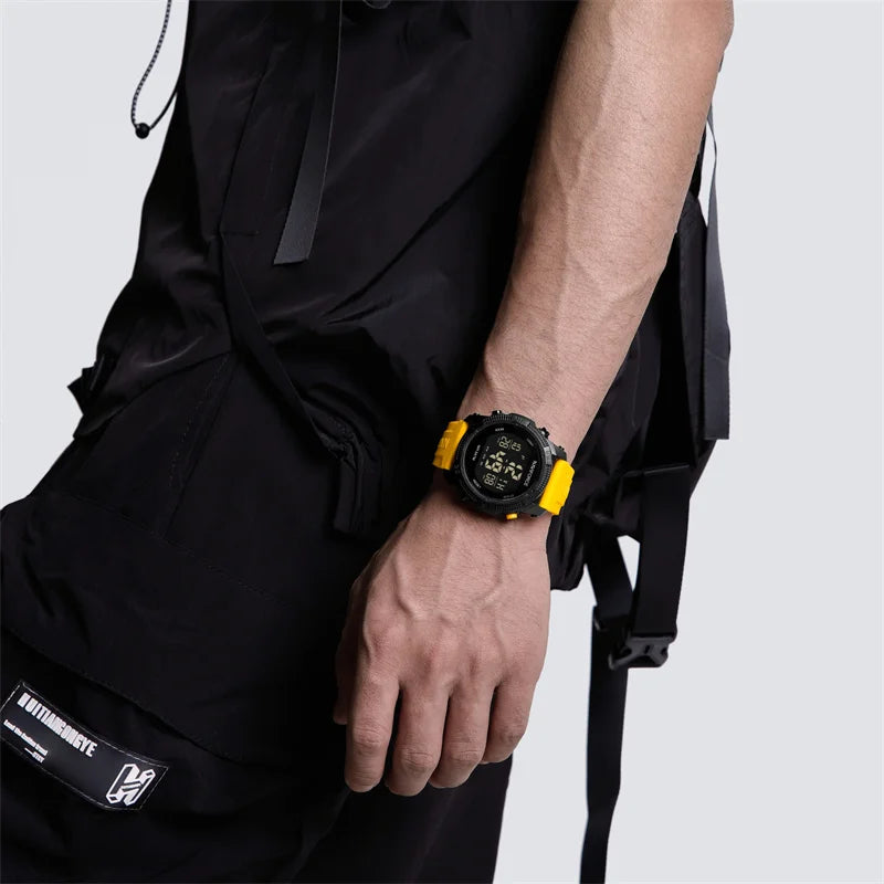 ⌚ Relógio Digital NAVIFORCE NF7104 Esportivo Masculino com Pulseira de Silicone – 5ATM