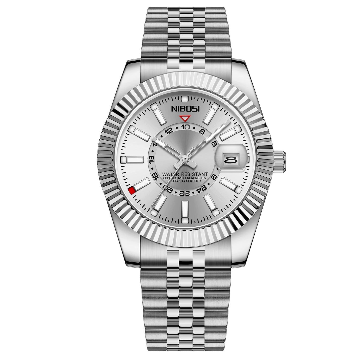 🕰️✨Relógio Masculino NIBOSI 2638 Luxo Quartzo 🏆 À Prova D’Água ⌚ Mostrador Romano + Calendário