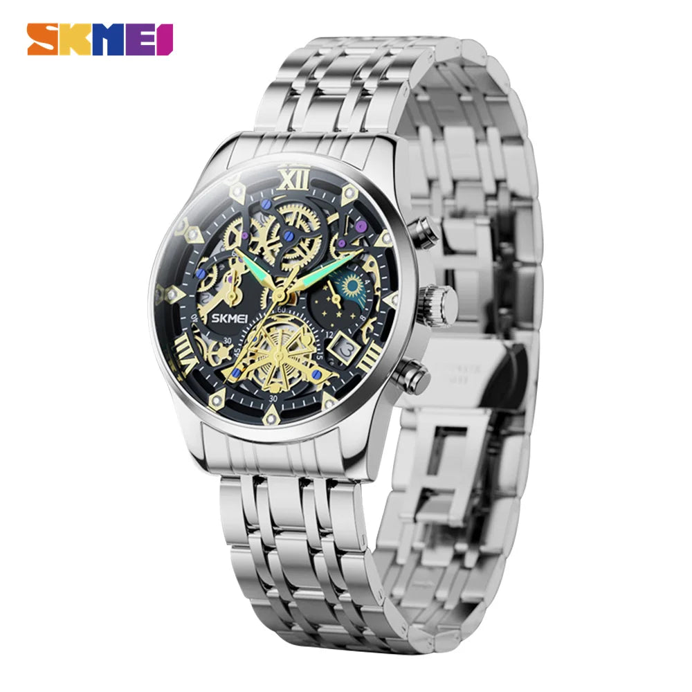 Relógio SKMEI 9058 Masculino ⌚ Luxo e Casual
