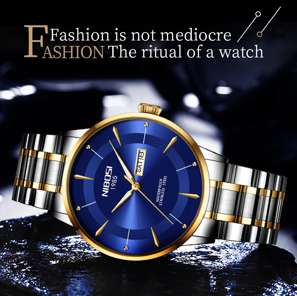 ⌚ Relógio NIBOSI 2607 Masculino Simples e Resistente 3ATM