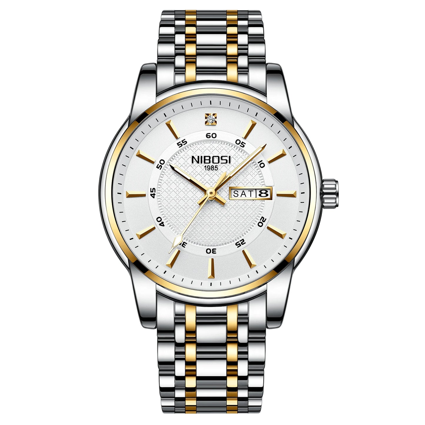 🕰️✨Relógio Masculino NIBOSI 2381 ⌚ Luxo e Estilo Clássico | Ponteiros Luminosos + Data Automática