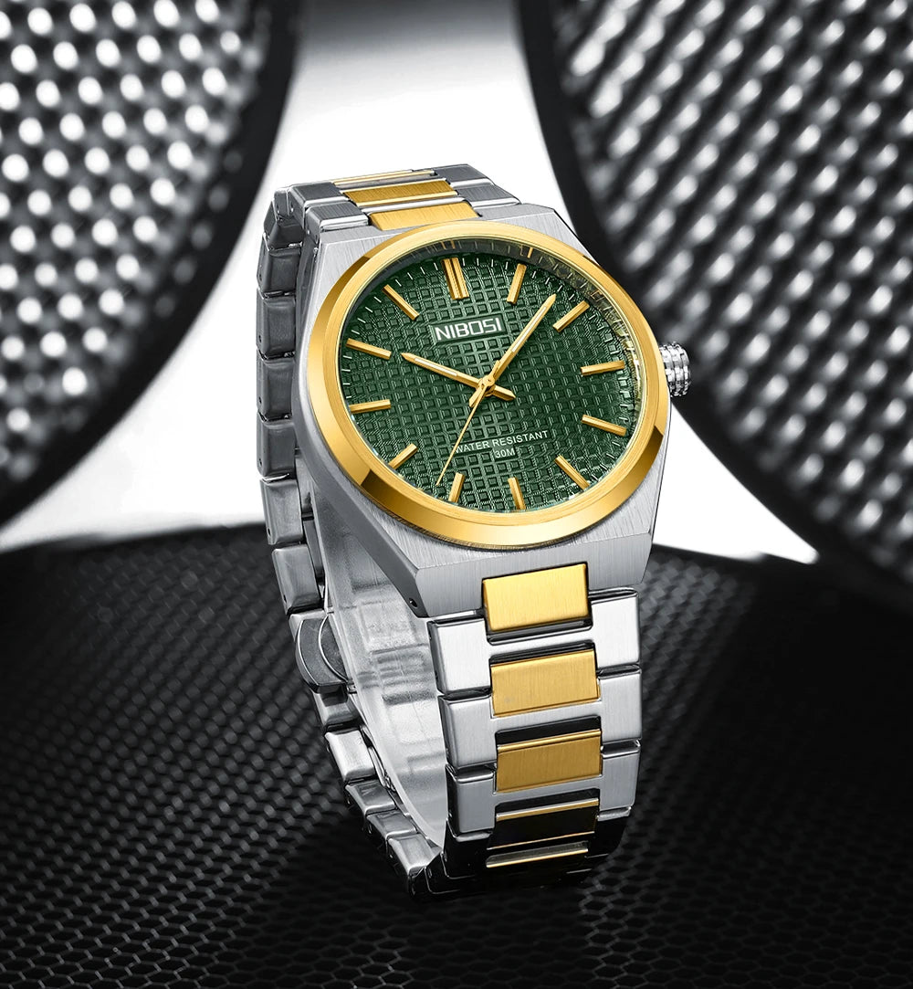 ⌚ Relógio NIBOSI 2663 – Luxo Simples com Design Quadrado ✨🕶️
