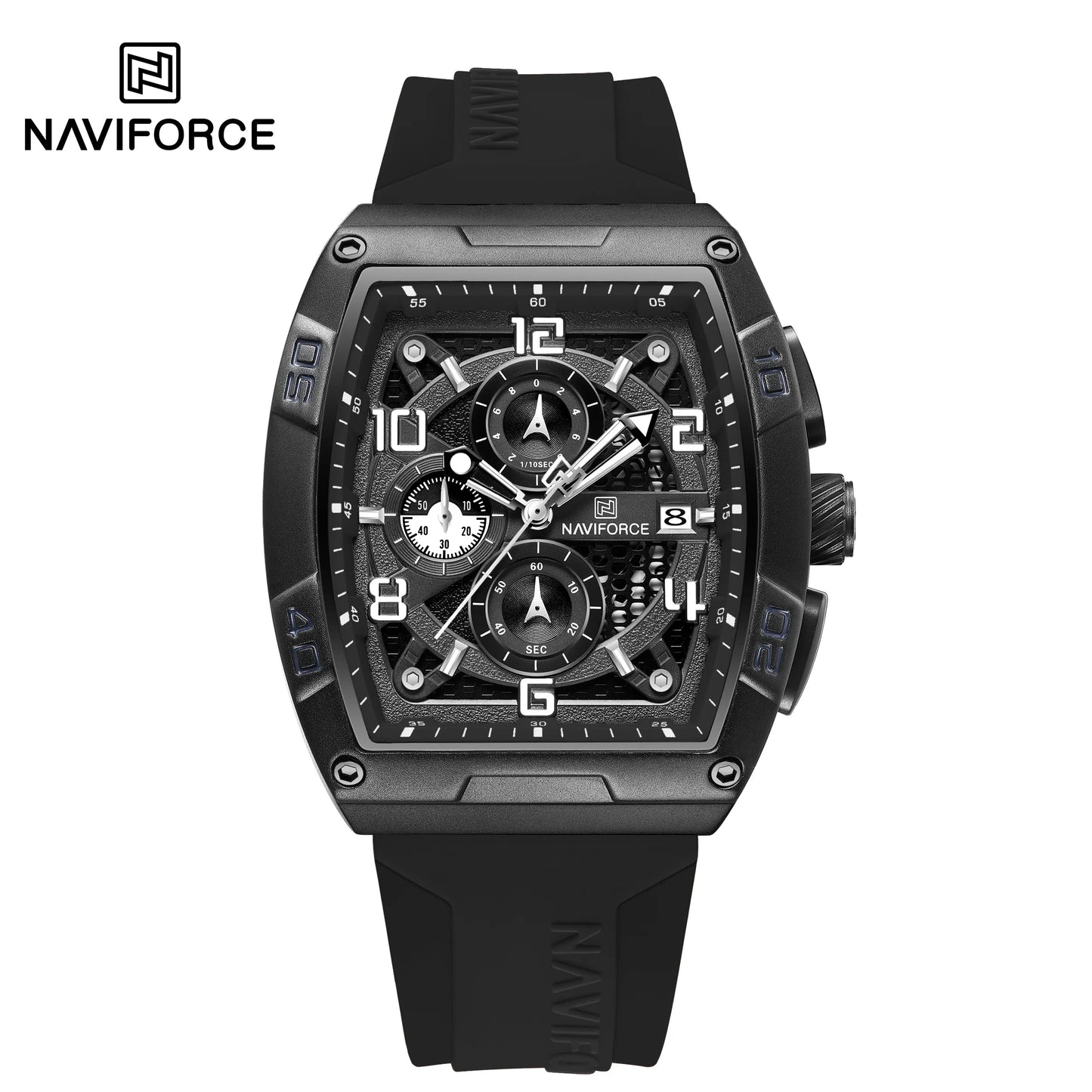 ⌚🔥Relógio Masculino NAVIFORCE NF8052 – Esportivo, Estiloso e Resistente à Água 💪🏽