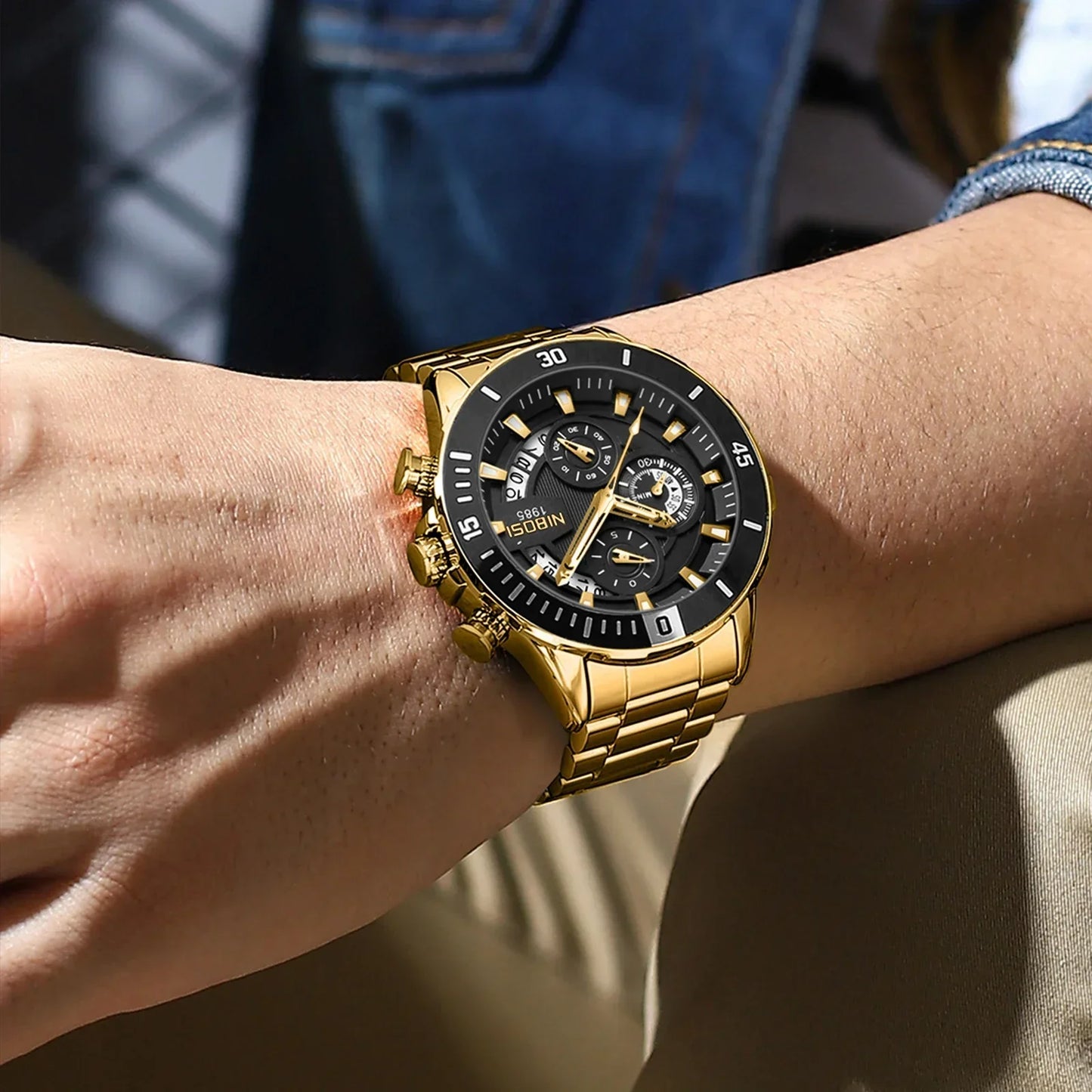 ⌚ Relógio NIBOSI 2592 – Estilo Business & Alta Performance 💼✨