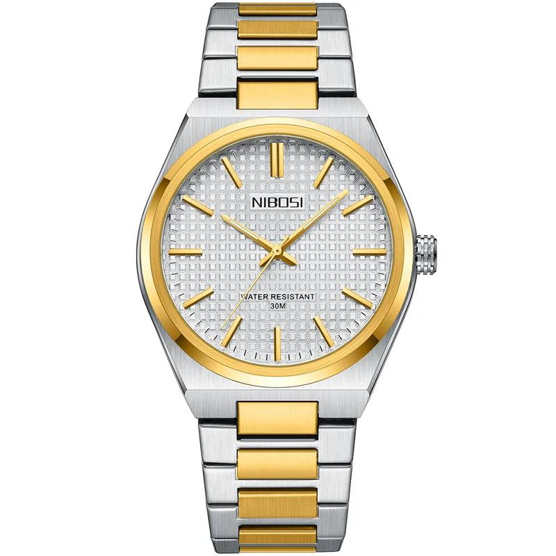 ⌚ Relógio NIBOSI 2663 – Luxo Simples com Design Quadrado ✨🕶️