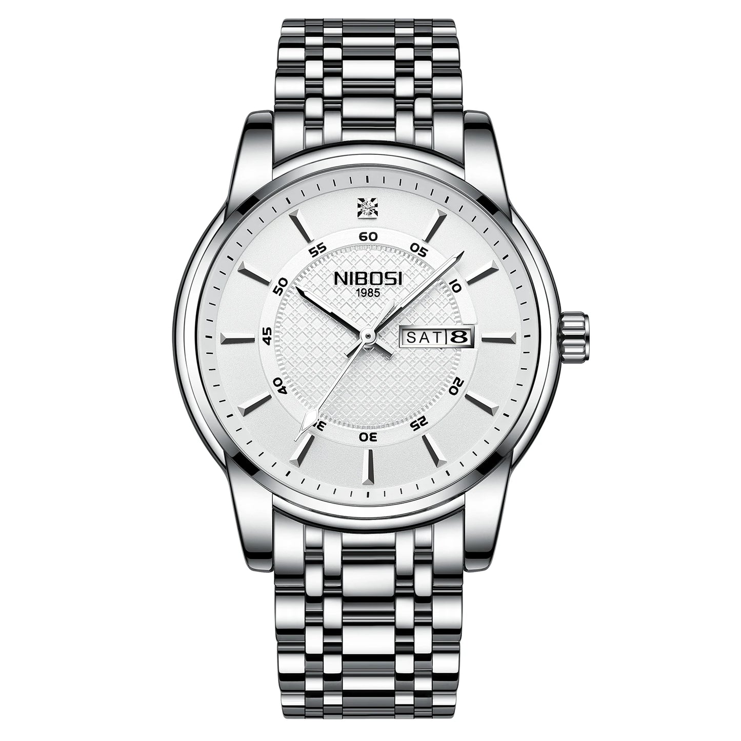 🕰️✨Relógio Masculino NIBOSI 2381 ⌚ Luxo e Estilo Clássico | Ponteiros Luminosos + Data Automática