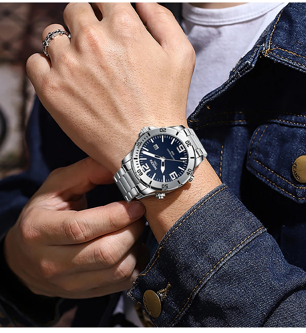 ⌚✨ Relógio Masculino NIBOSI 2589 | Estilo, Precisão e Elegância 🔥💼