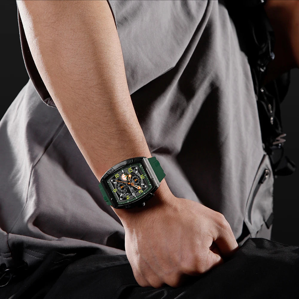 ⌚🔥Relógio Masculino NAVIFORCE NF8052 – Esportivo, Estiloso e Resistente à Água 💪🏽