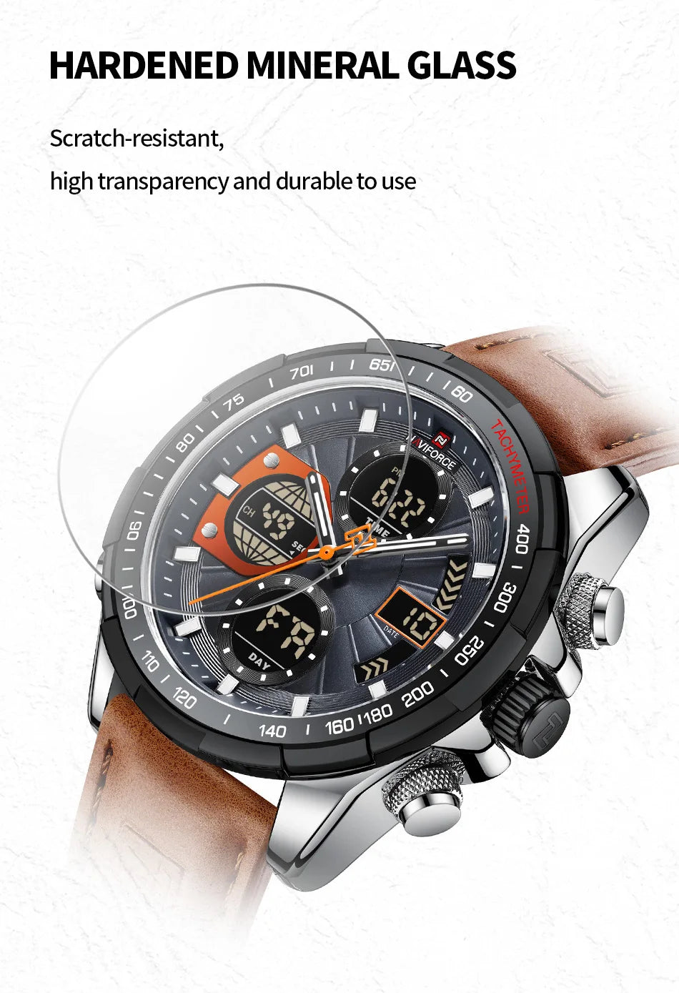 ⌚ Relógio Masculino NAVIFORCE NF9197L – Estilo, Função e Robustez