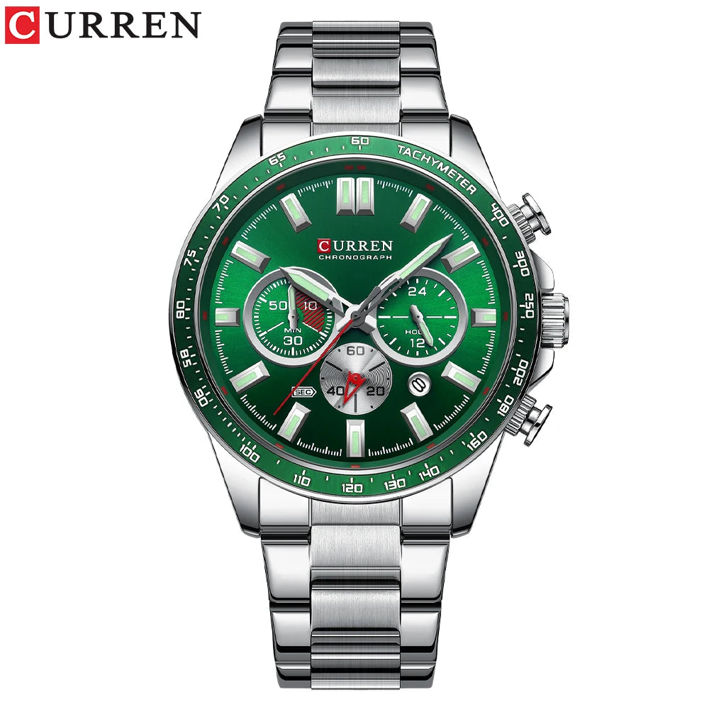 Relógio CURREN 8418 Masculino ⌚ Esportivo e Elegante