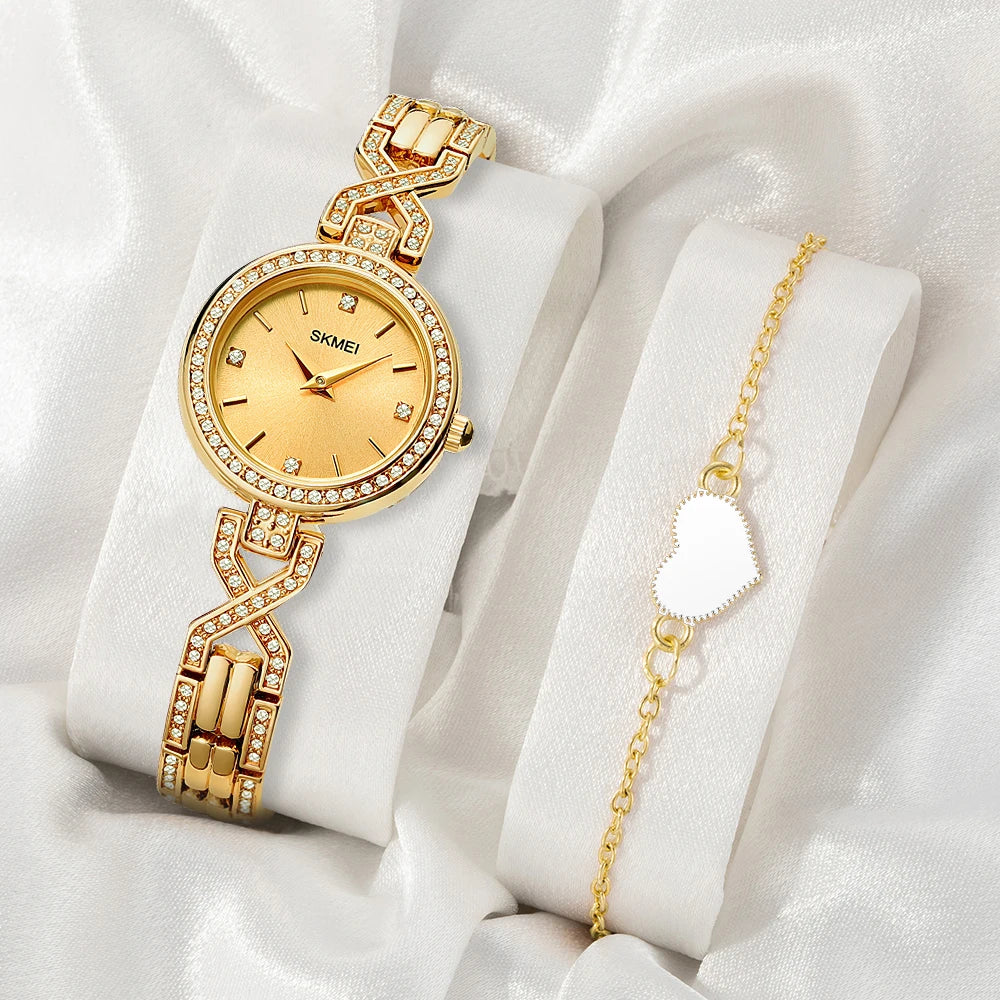 Relógio SKMEI 1738 Feminino ⌚ Fashion Casual 💖