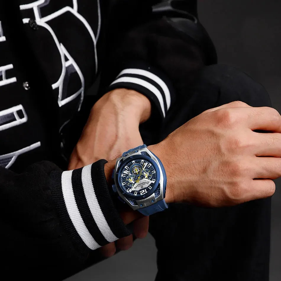 ⌚🔥Relógio Masculino NAVIFORCE NF8063 – Esportivo, Cronógrafo, Pulseira Silicone