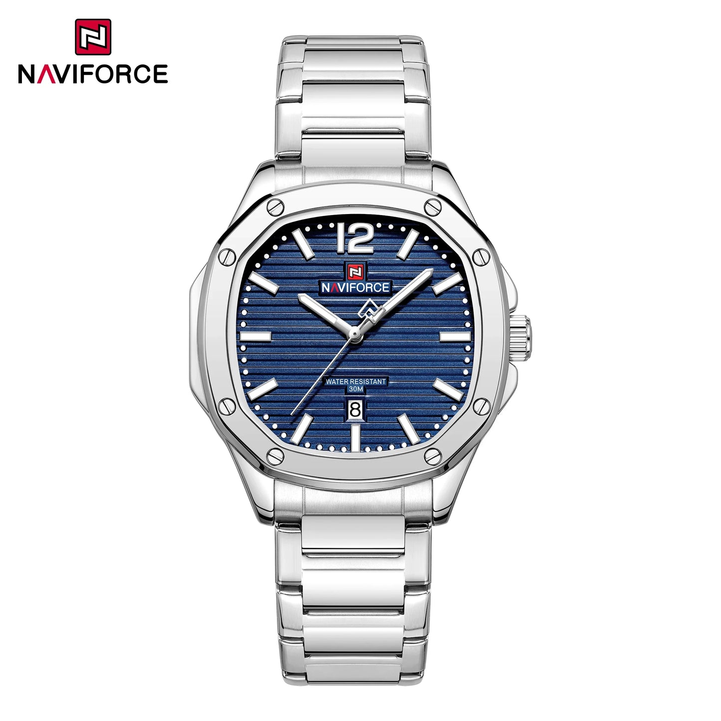 ⌚✨Relógio Masculino NAVIFORCE NF9243S – Elegância e Durabilidade em Aço Inoxidável