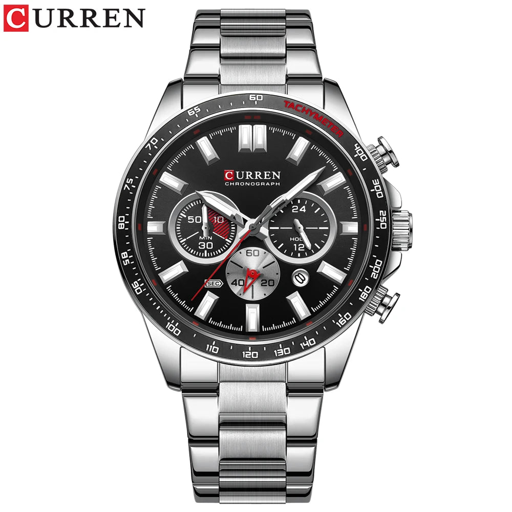 Relógio CURREN 8418 Masculino ⌚ Esportivo e Elegante