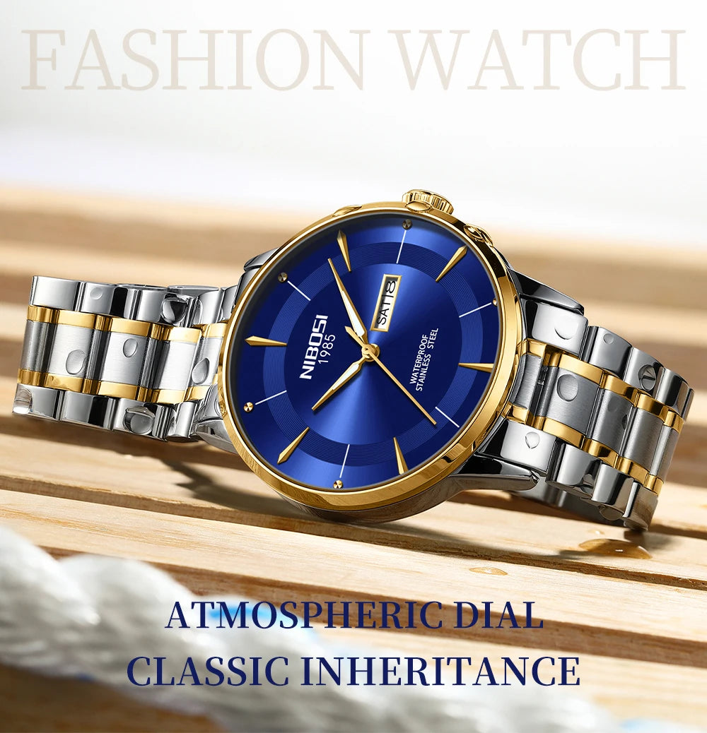 ⌚ Relógio NIBOSI 2607 Masculino Simples e Resistente 3ATM