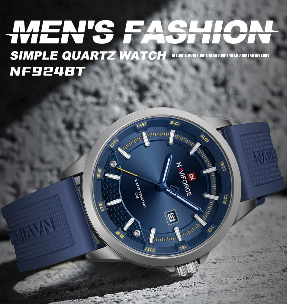 ⌚ Relógio NAVIFORCE NF9248T Masculino Silicone – Casual, Esportivo e Resistente