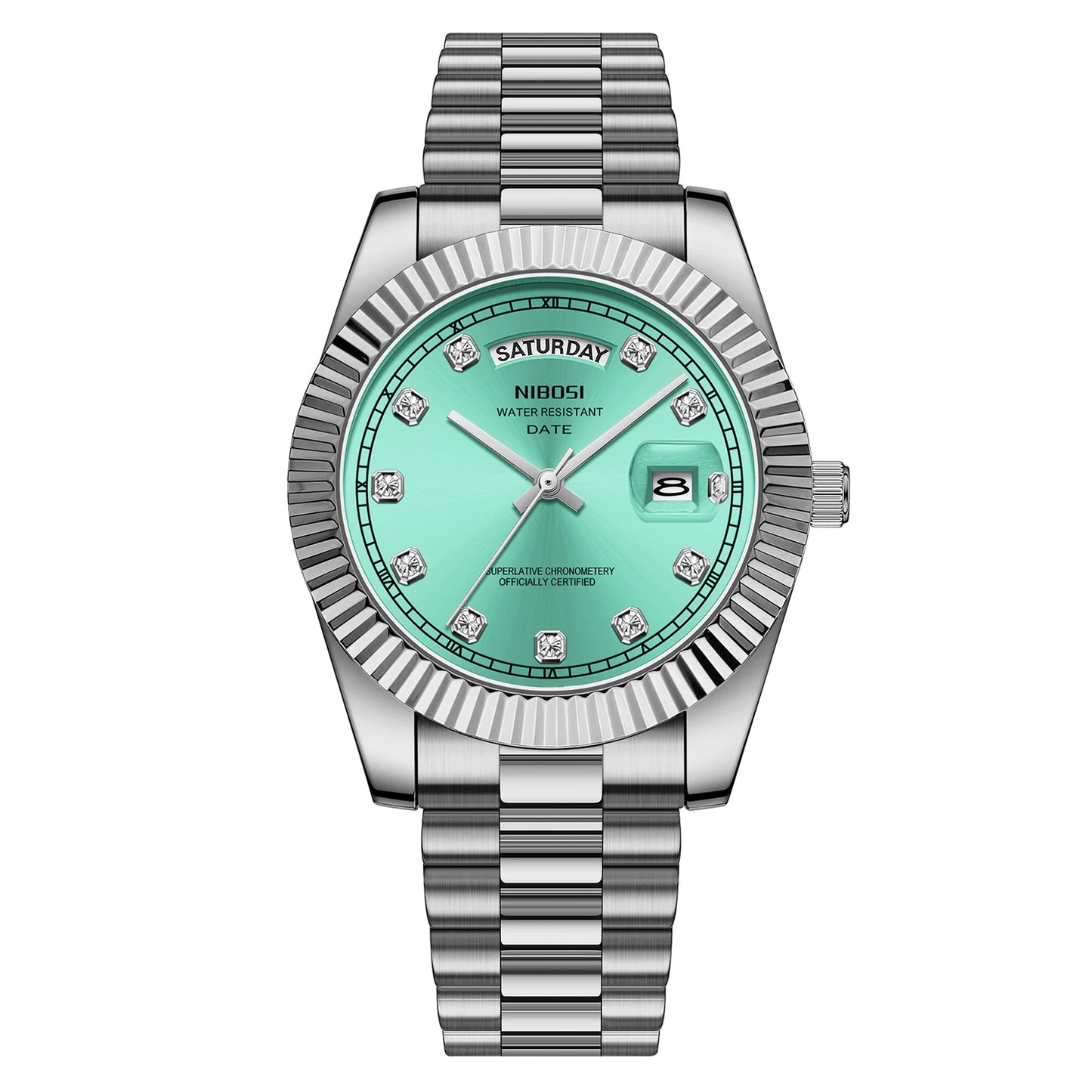 ⌚ Relógio NIBOSI 2627 Luxo Masculino Resistente a Choques 3ATM