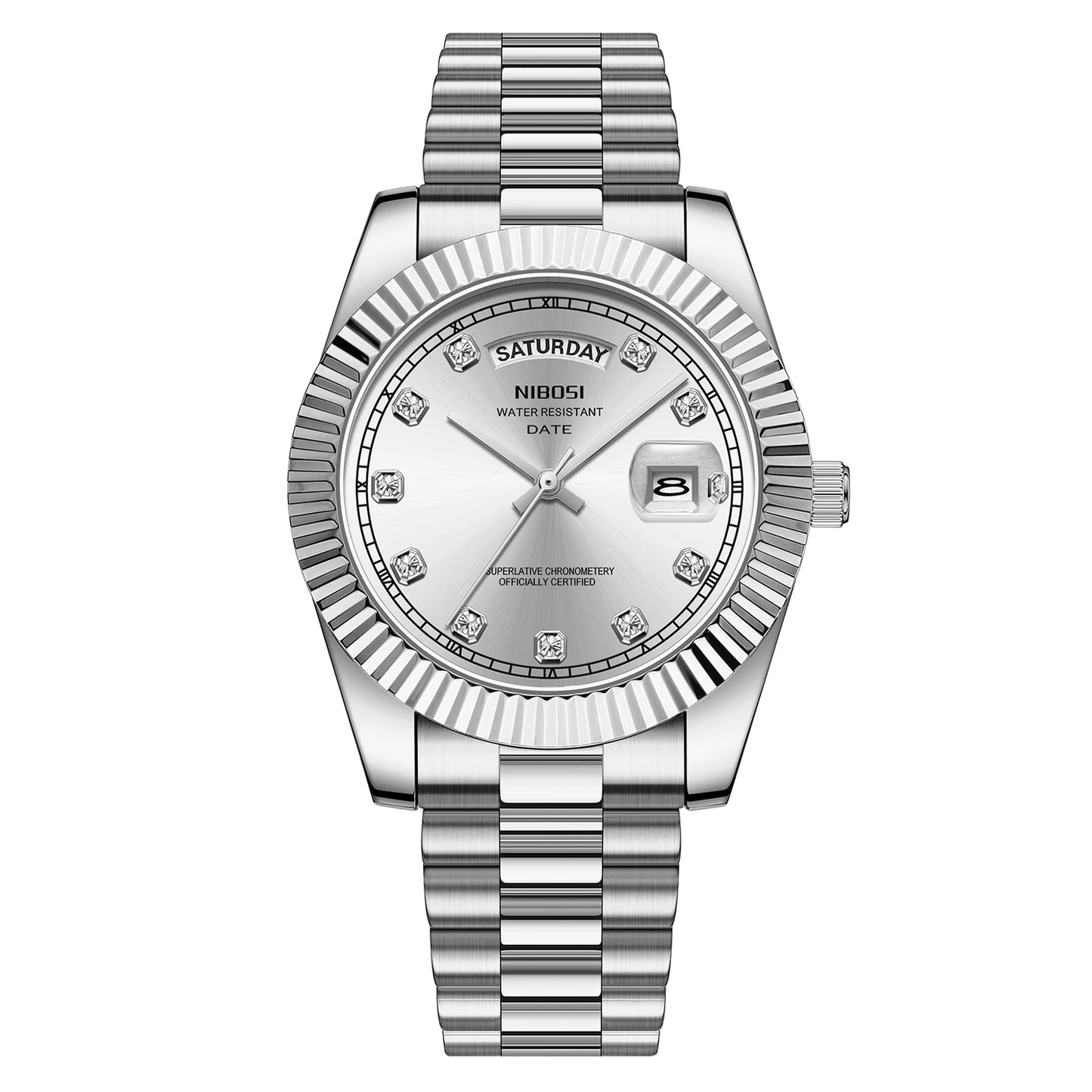 ⌚ Relógio NIBOSI 2627 Luxo Masculino Resistente a Choques 3ATM