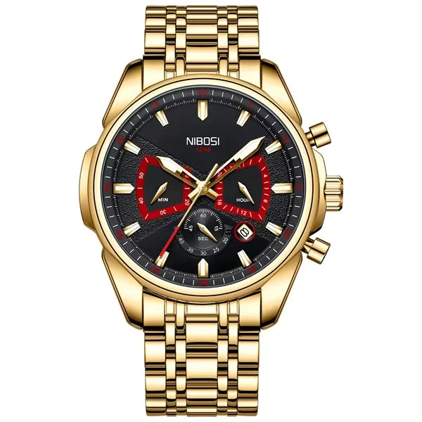 ⌚ Relógio Masculino NIBOSI Modelo 2653 – Luxo e Precisão 🔥