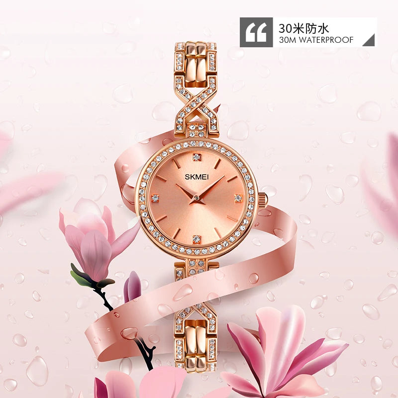 Relógio SKMEI 1738 Feminino ⌚ Fashion Casual 💖