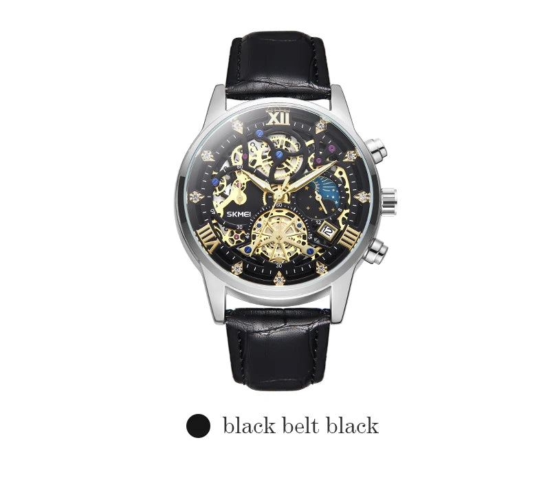 Relógio SKMEI 9058 Masculino ⌚ Luxo e Casual