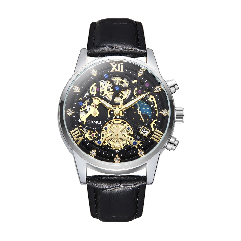 Relógio SKMEI 9058 Masculino ⌚ Luxo e Casual