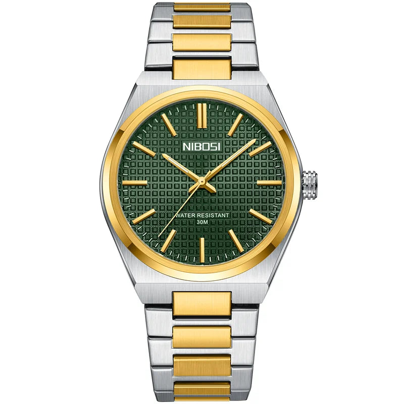 ⌚ Relógio NIBOSI 2663 – Luxo Simples com Design Quadrado ✨🕶️
