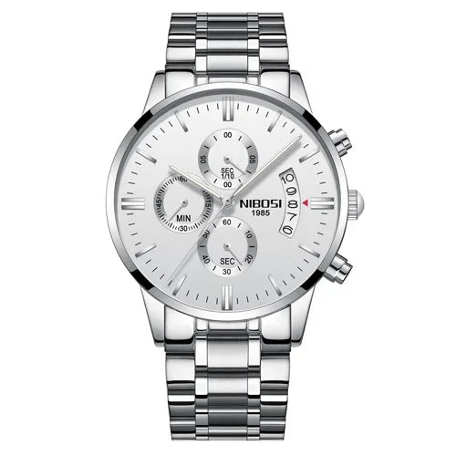 ⌚ Relógio NIBOSI 2309 Masculino Luxo Cronógrafo Multifuncional 3ATM