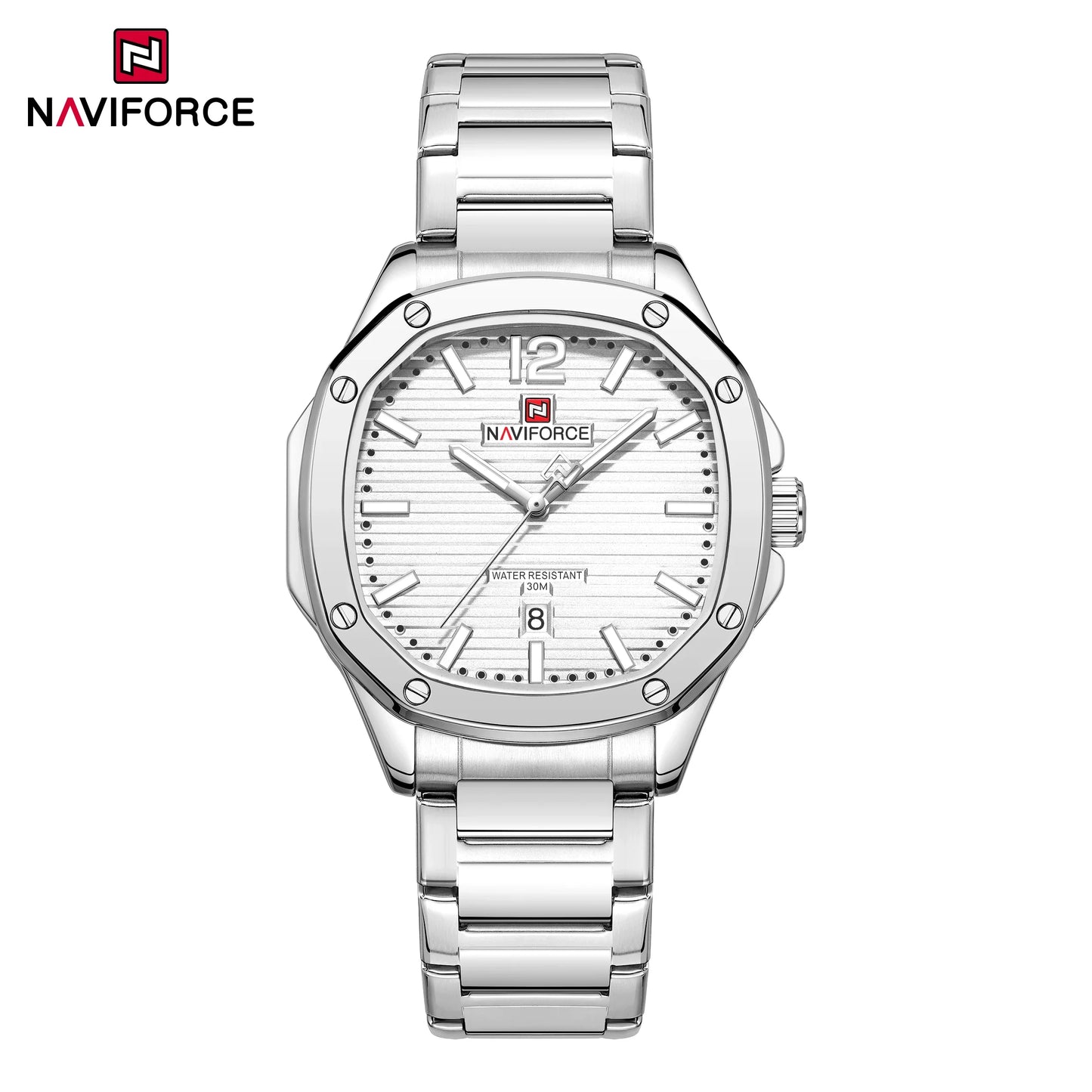 ⌚✨Relógio Masculino NAVIFORCE NF9243S – Elegância e Durabilidade em Aço Inoxidável