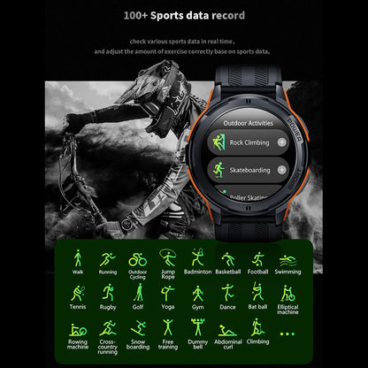 ⌚ Smartwatch SKMEI 2025 🧠💪 Tela AMOLED 1.43” 🔋 Bateria até 22 dias | Monitor de Saúde 🩺 + Chamadas Bluetooth 📞 + Tela Dividida 🔄 | IP68 à Prova d’Água 💦 | Estilo Esportivo Masculino 🏃‍♂️